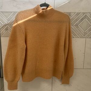 & other stories mock neck Tan Sweater